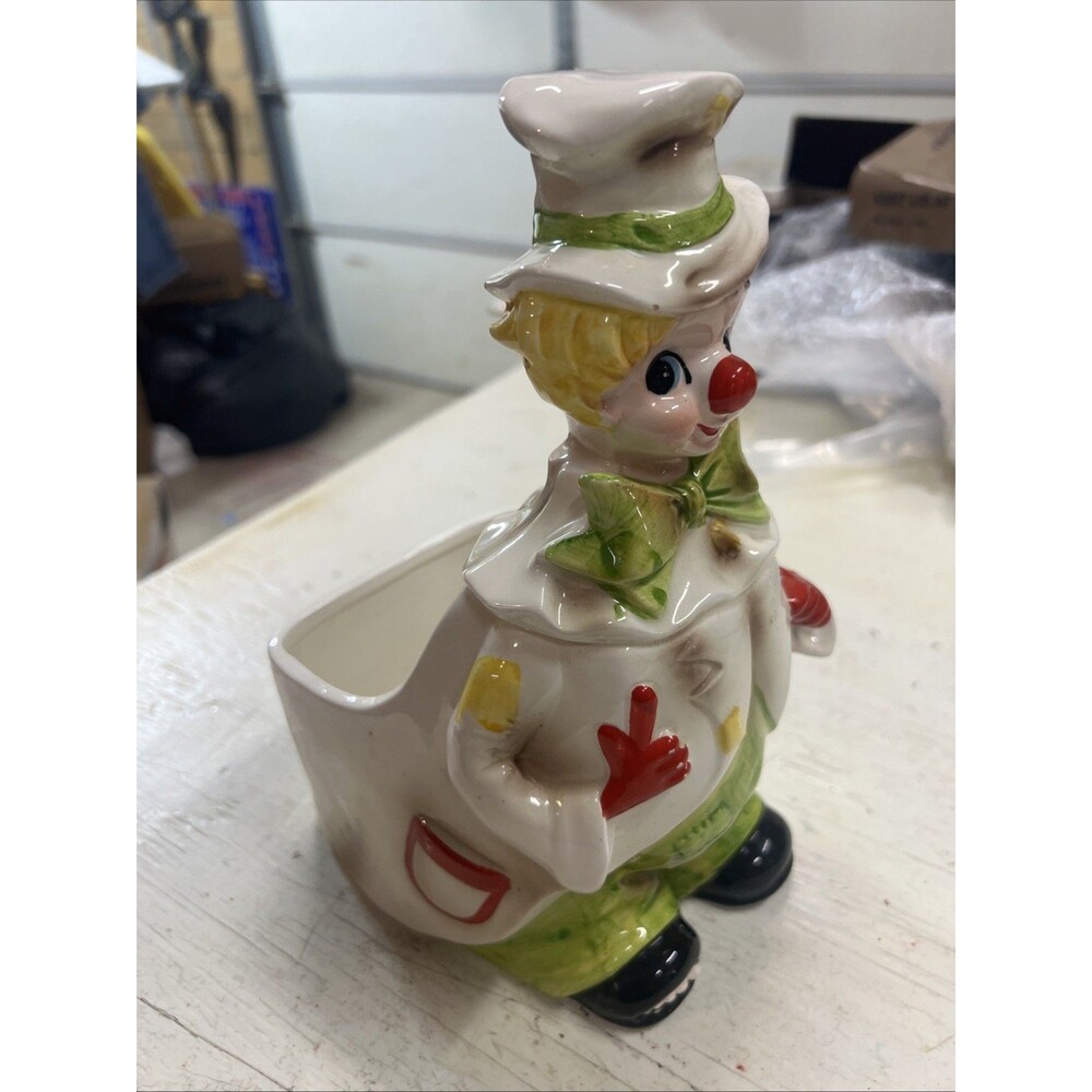 Adorable Vintage Relpo Hobo Clown Planter #6045 Japan